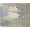 Image 1 : Samuel Warburton (1874-1938) watercolour, Punt on the Thames, near Windsor, signed and dated 1923...