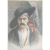 Image 1 : Circle of Hubert von Herkomer (1849-1914) watercolour, Portrait of a Spanish gypsy, bears signatu...