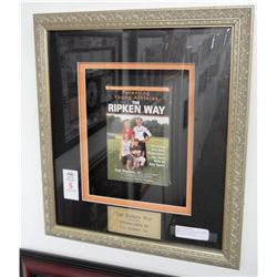 Cal Ripken Book "The Ripken Way" Autographed