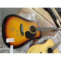Eleca Acoustic Guitar Signed by Macy Gray