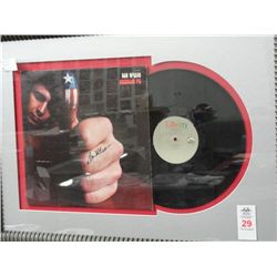 Framed Autographed Album Cover "American Pie" Signed by Don McLean