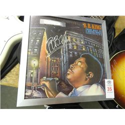 Framed Autographed Album Cover B.B. King "There Must Be A Better World"