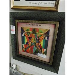 Framed Signed Tod Rundgren Album Cover