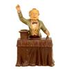 Image 1 : INTERESTING POTTERY FIGURAL TOBACCO BOX English. 19th Century. Probably by Southwick Pottery. Of...