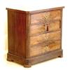 Image 1 : FINE NEOCLASSICAL STYLE WALNUT CHEST OF DRAWERS Probably German. 19th Century. The rectangular to...