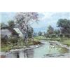Image 1 : LASZLO NEOGRADY (Hungarian. 1896-1962) "Young Ladies and Geese by the River". Signed Neogrady Las...