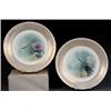 Image 1 : SUPERB SET OF EIGHT MINTONS PORCELAIN FISH PLATES English. 1902-1911. Painted by A.H.W. Monogramm...