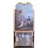 Image 1 : GOOD LOUIS XVI CARVED AND GILTWOOD TRUMEAU French. 18th Century. The rectangular mirror plate wit...