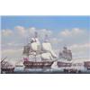 Image 1 : SALVATORE COLACICCO (English/Italian. Born 1935) "Shipping at Anchor Off Malta". Signed Salvatore...