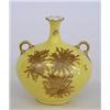 Image 1 : ROYAL CROWN DERBY PORCELAIN VASE English. 1890-1900. Printed iron red mark. Of globular shape fla...