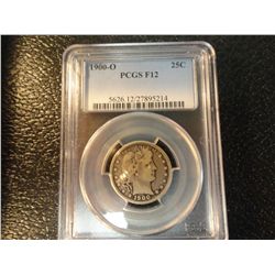 1900-O BARBER QUARTER PCGS FAIR