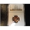 Image 1 : 1963 LINCOLN CENT NGC MS 66 RD