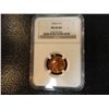 Image 1 : 1964-D LINCOLN CENT NGC MS 66 RD