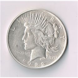 1922 Peace Dollar