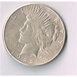 1922-S Peace Dollar