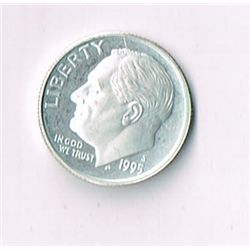 1995 S Silver Proof Rooselvelt Dime