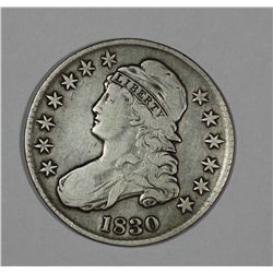 1830  Capped Bust Half Dollar   F