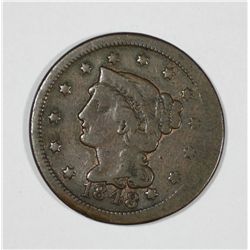1848  Coronet Cent   VG