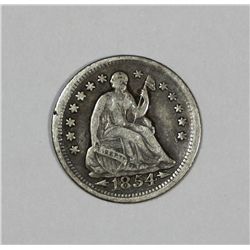 1854 O Liberty Seated Half Dime   VF