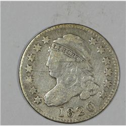 1820  Capped Bust Dime   F