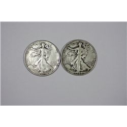 1940 PS Walking Liberty Half Dollar   F, XF