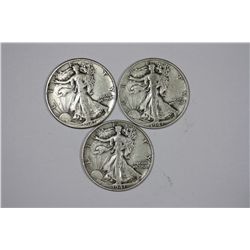 1941 PDS Walking Liberty Half Dollar   VF