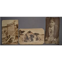 THREE ANTIQUE PHOTOS