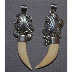 TWO NAVAJO PENDANTS
