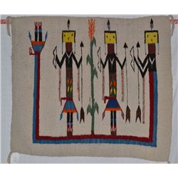 NAVAJO YEI TEXTILE