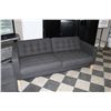 Image 2 : CHARCOAL GREY RECEPTION SOFA AND LOVE SEAT