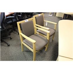 GLOBAL MAPLE FRAME CLIENT CHAIR