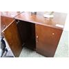 Image 2 : DARK CHERRY 4' DOUBLE DOOR CABINET