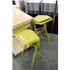 Image 1 : 3 STACKING OFFICE STOOLS