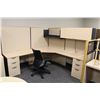 Image 1 : LOT OF APROX. 20 LACASSE MAPLE OFFICE CUBICLES INCLUDES: