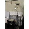 Image 2 : ASSORTED MAHOGANY FURNITURE, WHITEBOARD, LAMP AND 2 MONITORS