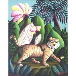 ORVILLE BULMAN (American. 20th Century) "Pere Et Fils". Signed Bulman l/r. Also signed, titled an...