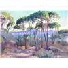 Image 1 : CONSTANTIN KLUGE (French. Born 1912) "Wooded Landscape by Lake". Signed C. Kluge l/r. Also signed...