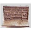 Image 1 : RENAISSANCE IRON MOUNTED WALNUT VARGUENO Spanish. 18th Century. The rectangular case with fall fr...