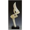 Image 1 : LEONARDO NIERMAN (Mexican. Born 1932) "Flame". Signed Nierman. Onyx on a Marble Base. Height 34 1...