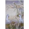 Image 1 : GUSTAVO NOVOA (Chilean. Born 1939) "Jungle Scene". Signed G. Novoa. Three Panel Screen Oil on Boa...