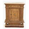 Image 1 : RENAISSANCE WALNUT AND BURL CREDENZA Italian. 18th Century. The rectangular molded top above a lo...