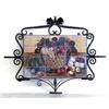 Image 1 : GOOD WROUGHT IRON AND TILE PLANT HOLDER Spanish. 19th Century. The shaped frame composed of scrol...