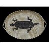 Image 1 : Papago Handled Tray with Lizard Design Collected at Santa Rasa - Robinson Collection 11 3/4" L. 8" W