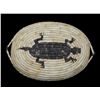 Image 2 : Papago Handled Tray with Lizard Design Collected at Santa Rasa - Robinson Collection 11 3/4" L. 8" W