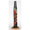 Image 1 : Tsimshian Lightning Snake and Bear Caved by A.E. Cecil 23" H.  Good Condition