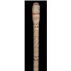 Image 2 : Makah Basketry Covered Cane with Geometric Design and Thimble Tip 34" L.  Good Condition