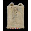 Image 2 : Crow Beaded Dispatch Bag, Sinew Sewn with Geometric Design 7" L. 6" W.  Good Condition