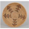 Image 1 : Hualpai Basket with Geometric Design Collected Sept. 1934 - Valintine, AZ 12" D.  Good Condition