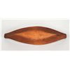 Image 2 : 19TH C. Carved Tlingit Yukatat Model Canoe 10 5/8" L. 3" W.  Good Condition