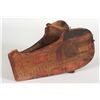 Image 1 : Rare 19 TH C. Nuu-chah-nulth Bent Wood Wolf Frontlet 11" L. 6 1/2" H.